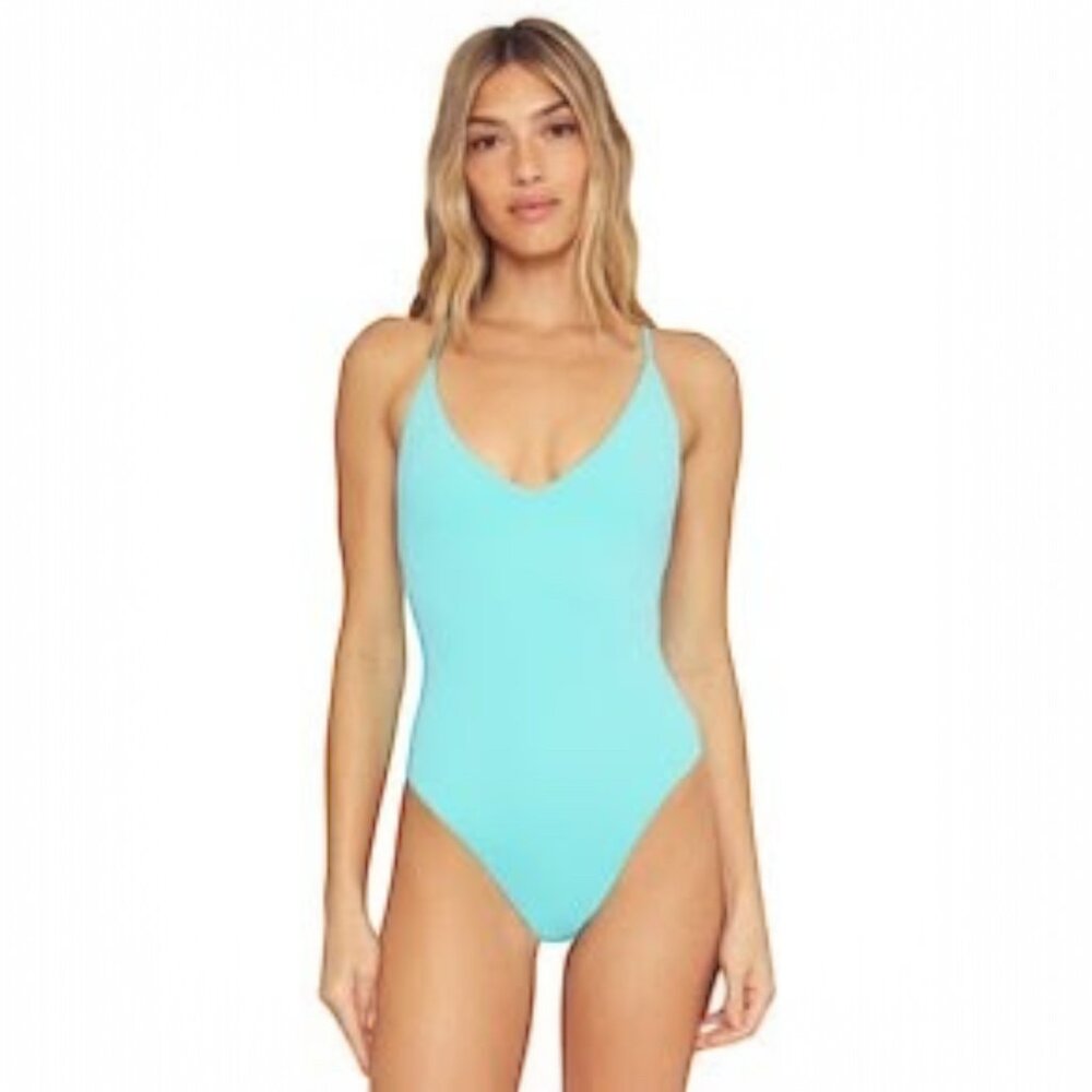 Trina Turk Women's Monaco Twist Back One Piece Swimsuit  NWT Size 6